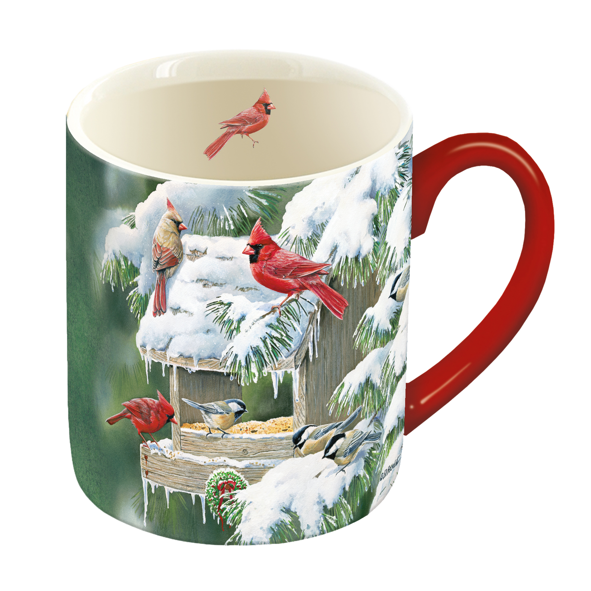 Cardinal Christmas - Coffee Mug