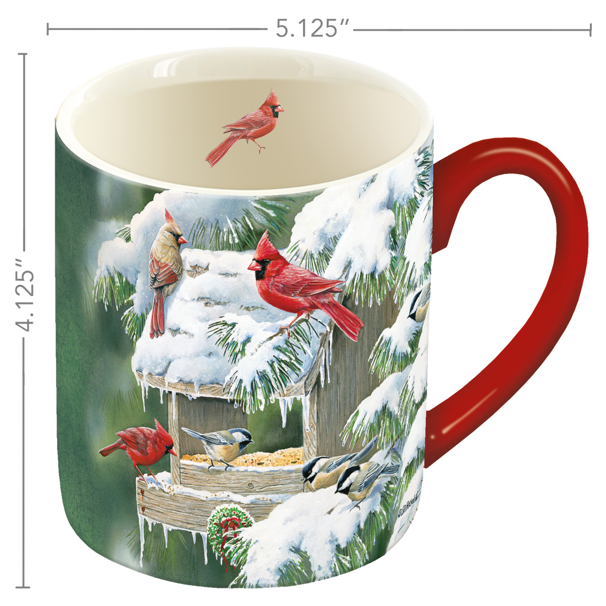 Cardinal Christmas - Coffee Mug
