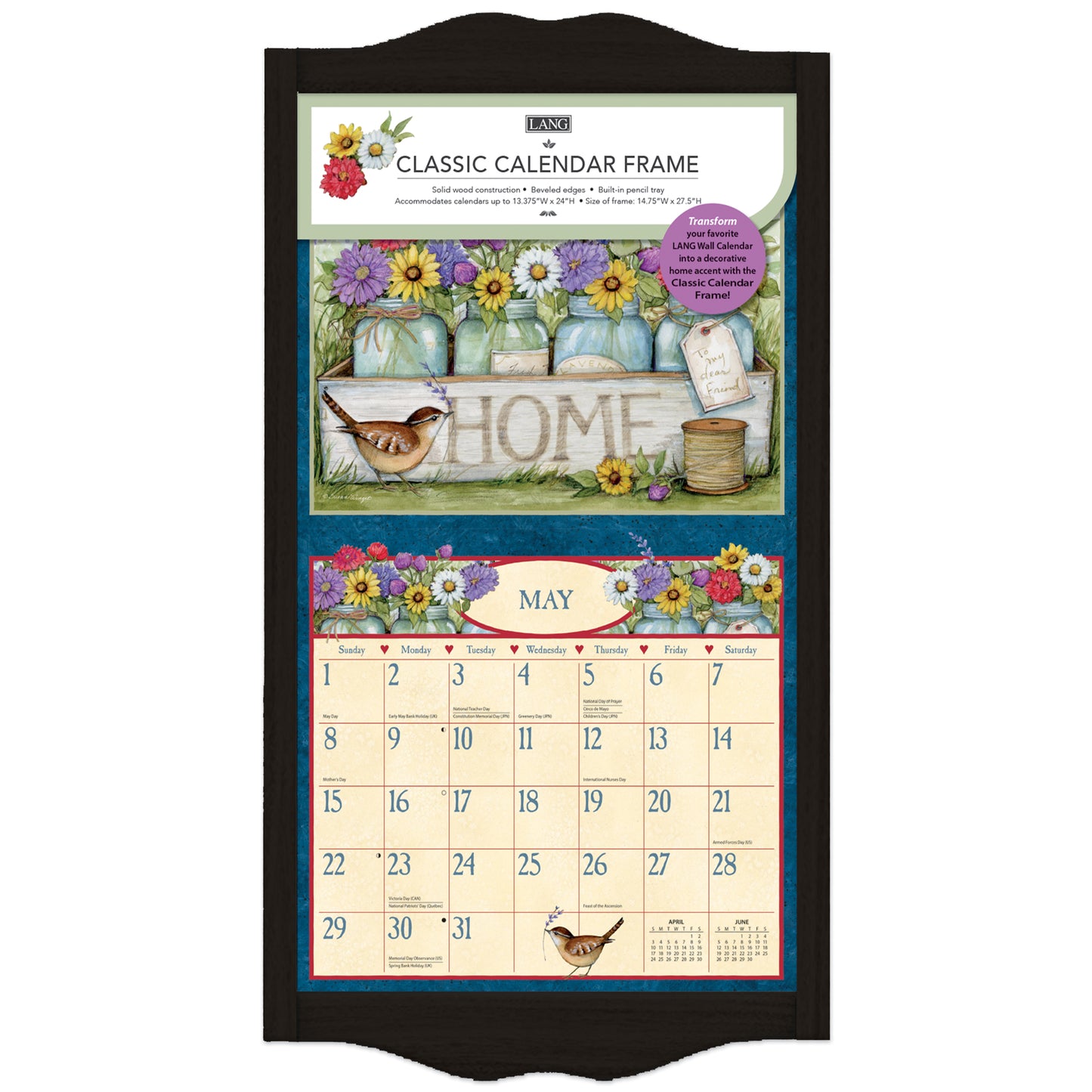 Black Diamond - Classic Calendar Frame