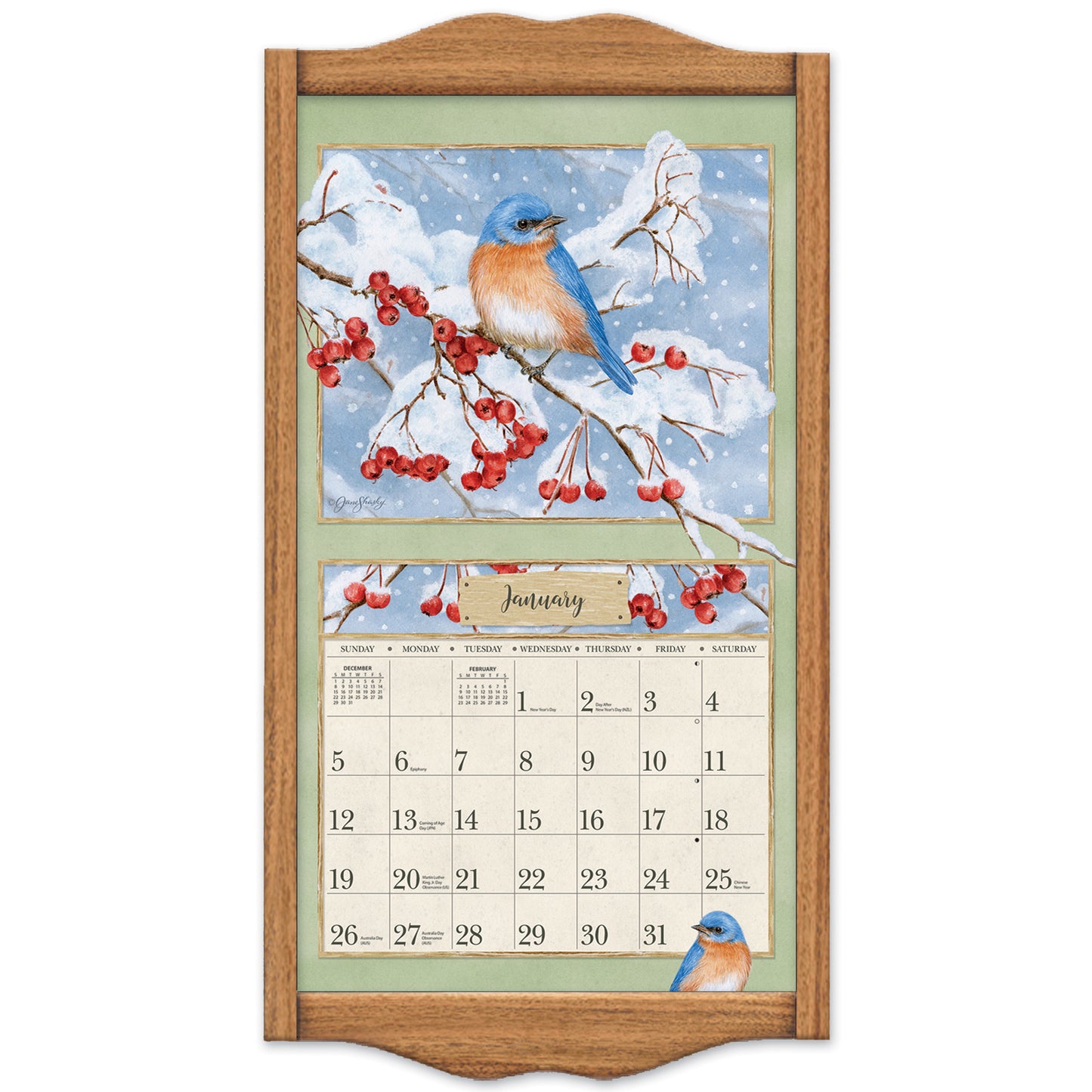 Oak - Classic Calendar Frame