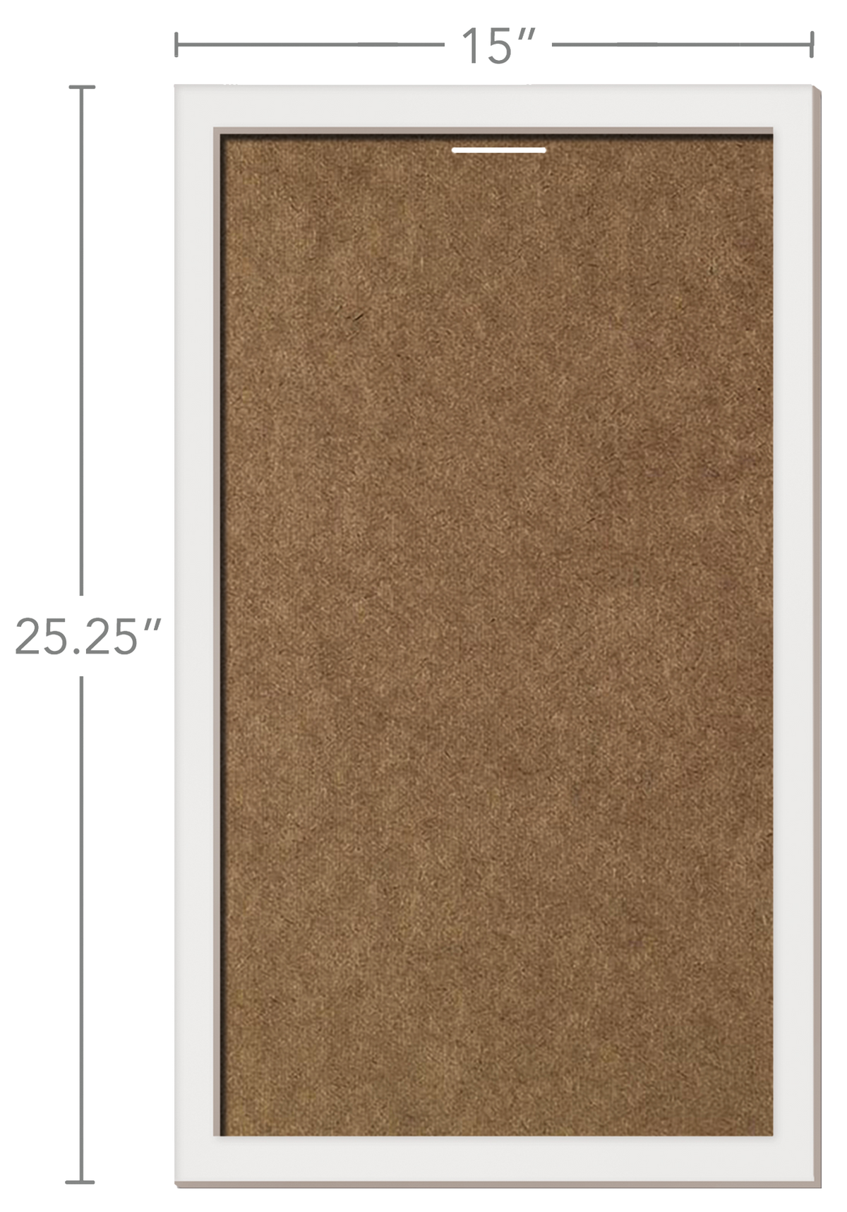 White - Contemporary Calendar Frame