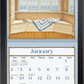 Black - Contemporary Calendar Frame