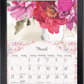 Black - Contemporary Calendar Frame