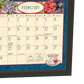 Black - Contemporary Calendar Frame
