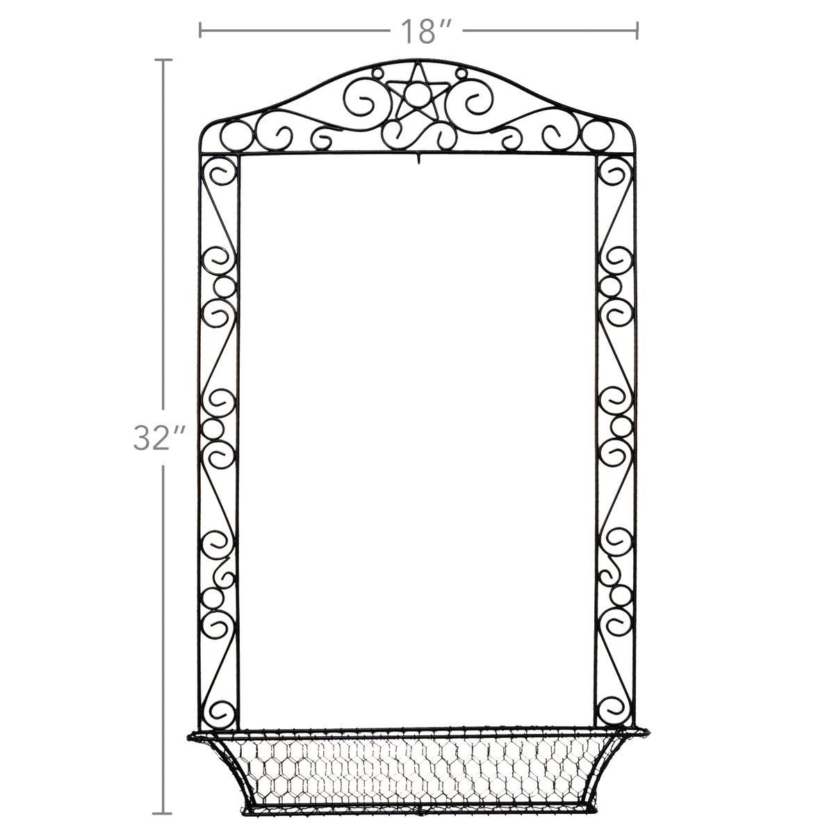 Wrought Iron - Calendar Frame