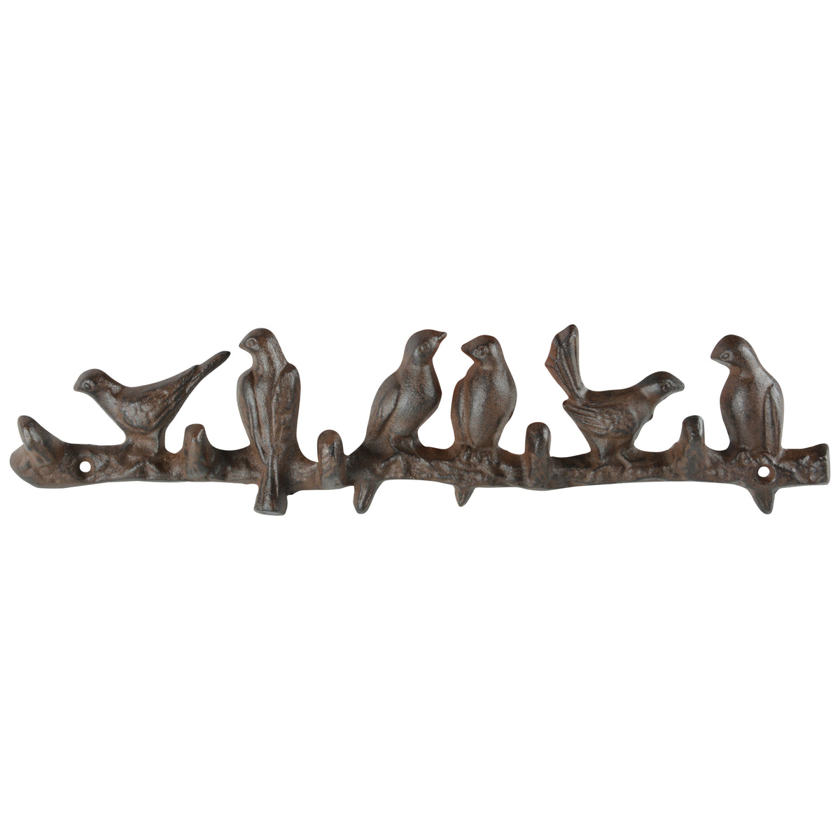 Birds in a Row Hooks - Cast Iron