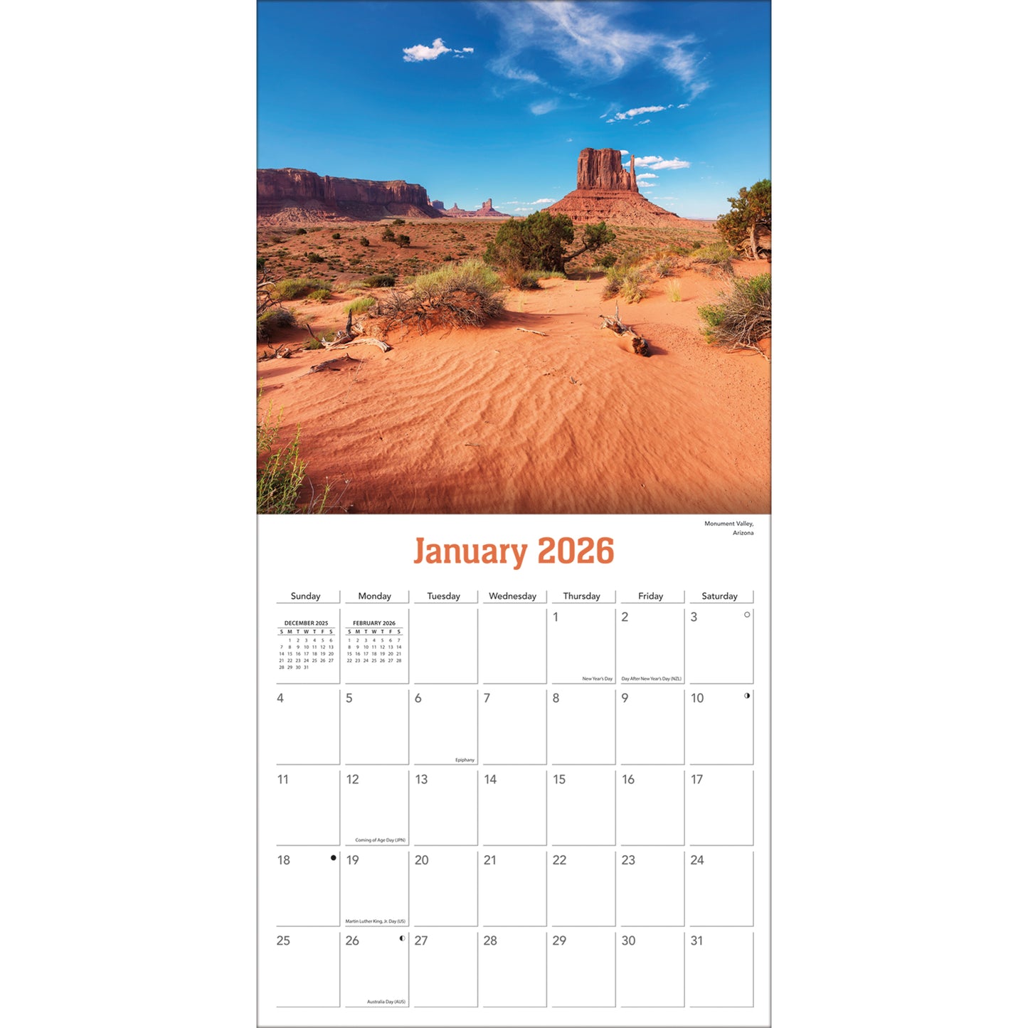 Southwest 12" x 12" - Photo Wall Calendar