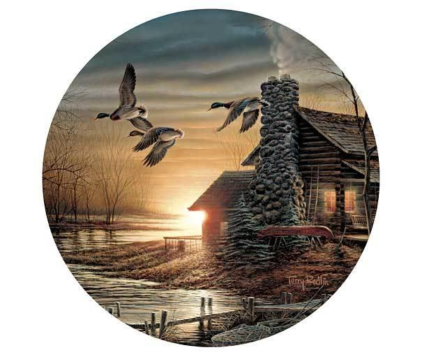 Golden Retreat—Cabin - Coasters