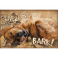 Live, Love, Bark! - 12" x 18" Wood Sign
