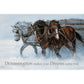 Determination - Horses - 12" x 18" Wood Sign