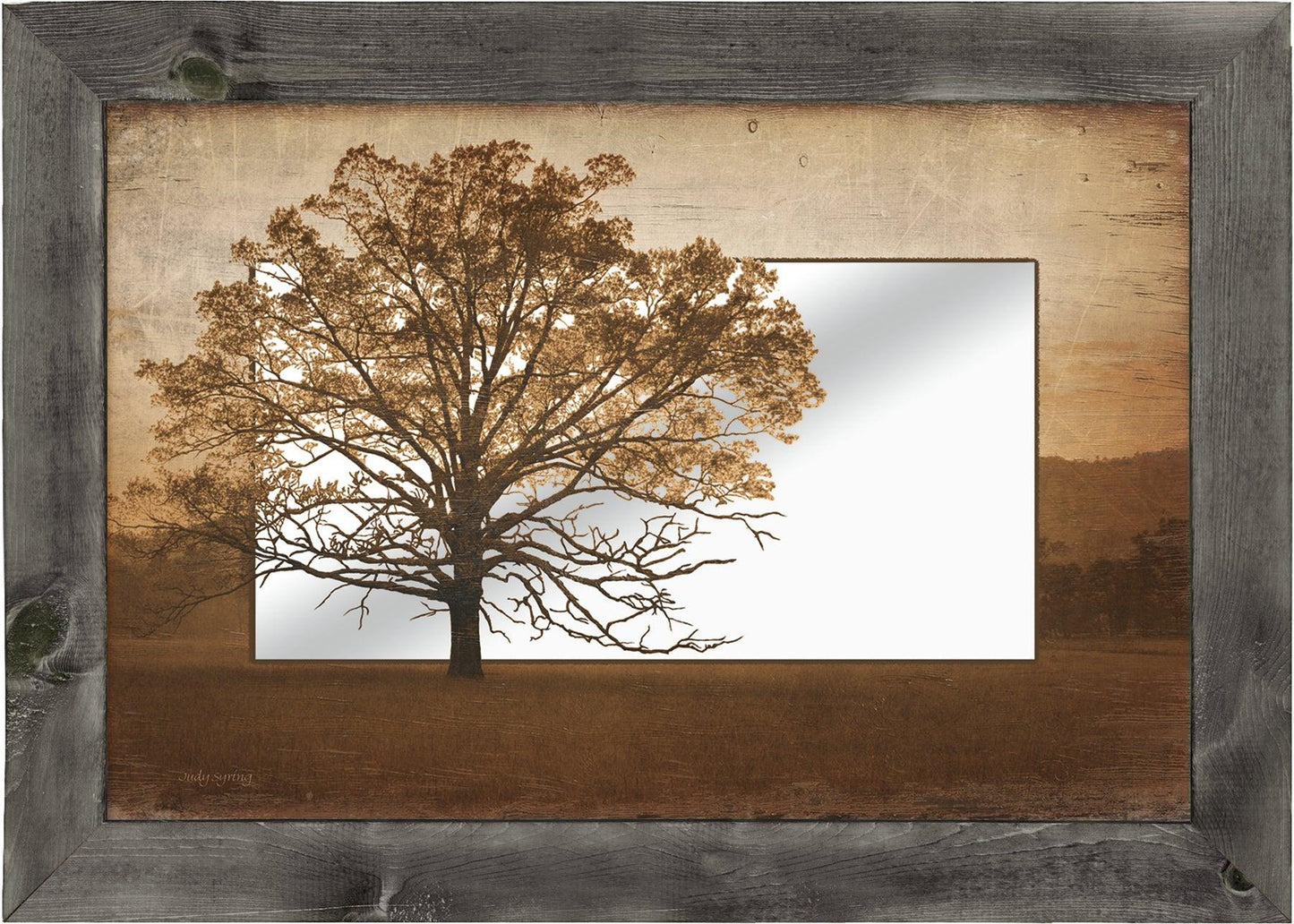 Twilight - Tree - 16" x 24" Large Decorative Mirror