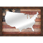 USA Flag - 18.5" x 26.5" Large Decorative Mirror