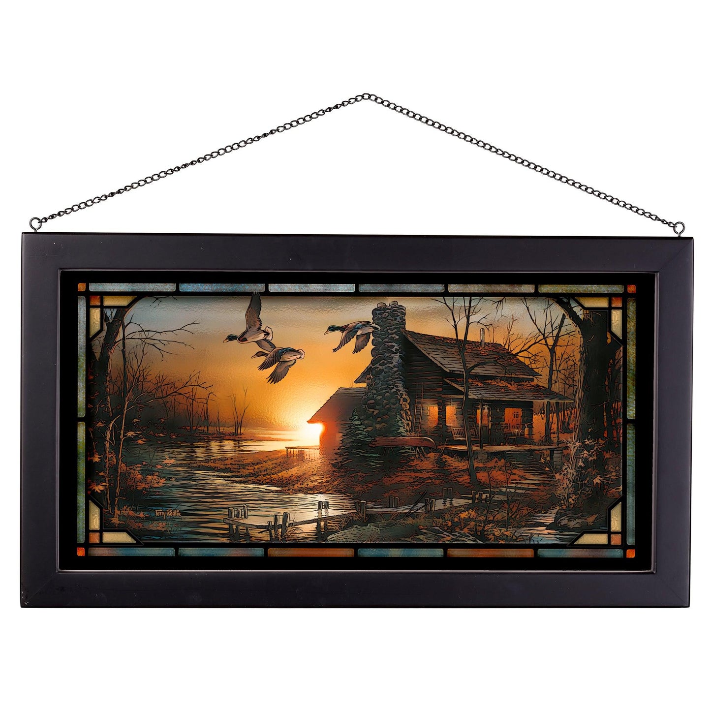 Golden Retreat - Stained Glass Art