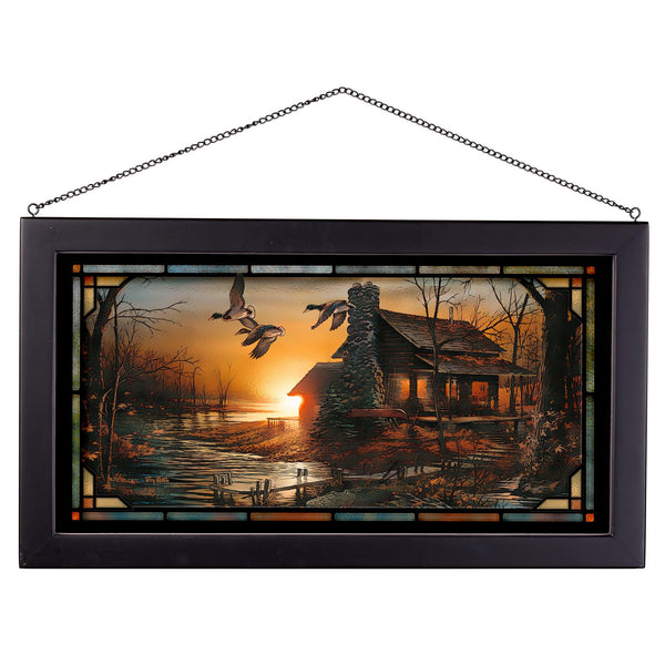 Golden Retreat - Stained Glass Art