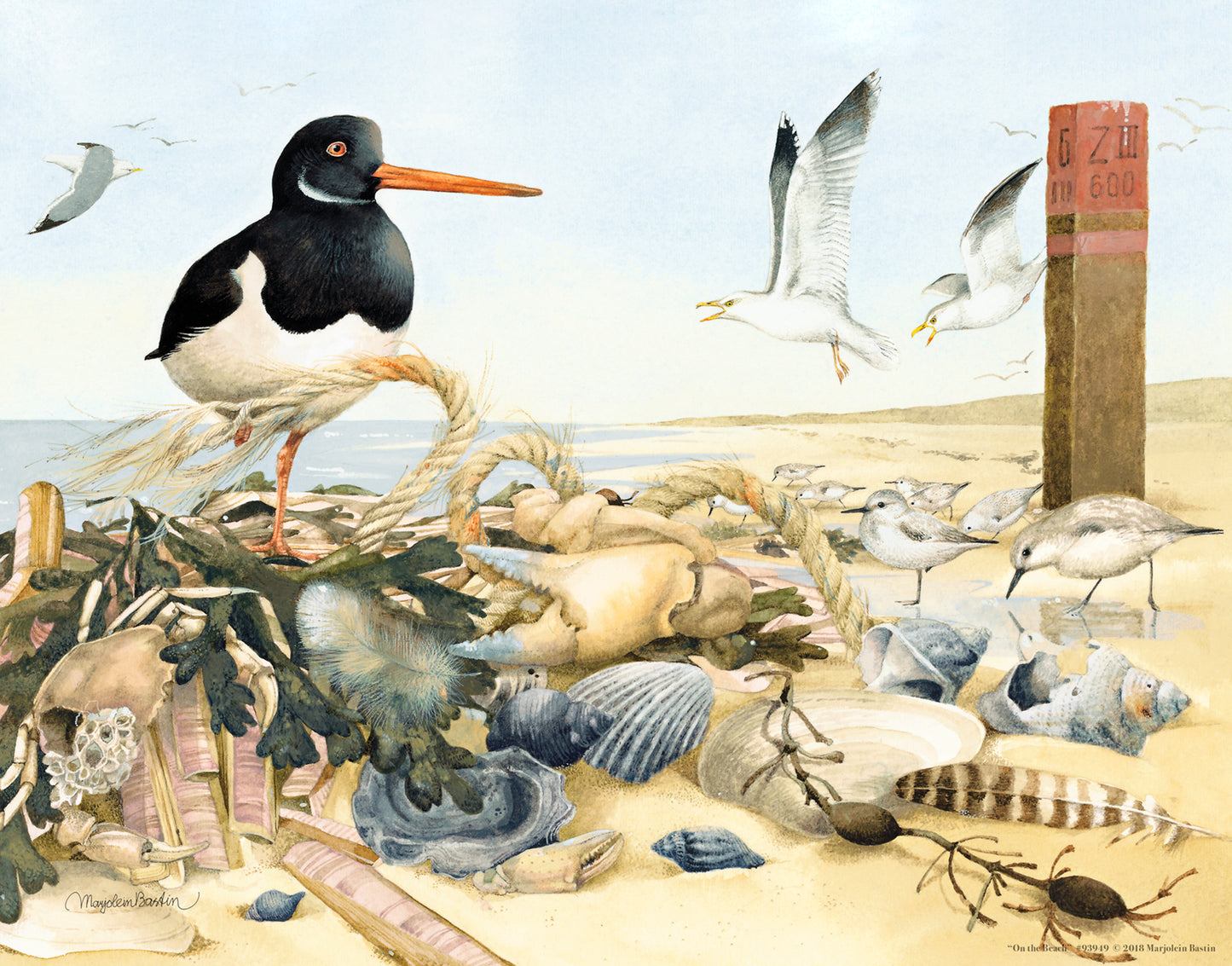 On the Beach - Art Prints