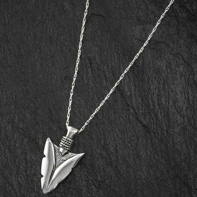 Sterling Silver Arrowhead - Necklace
