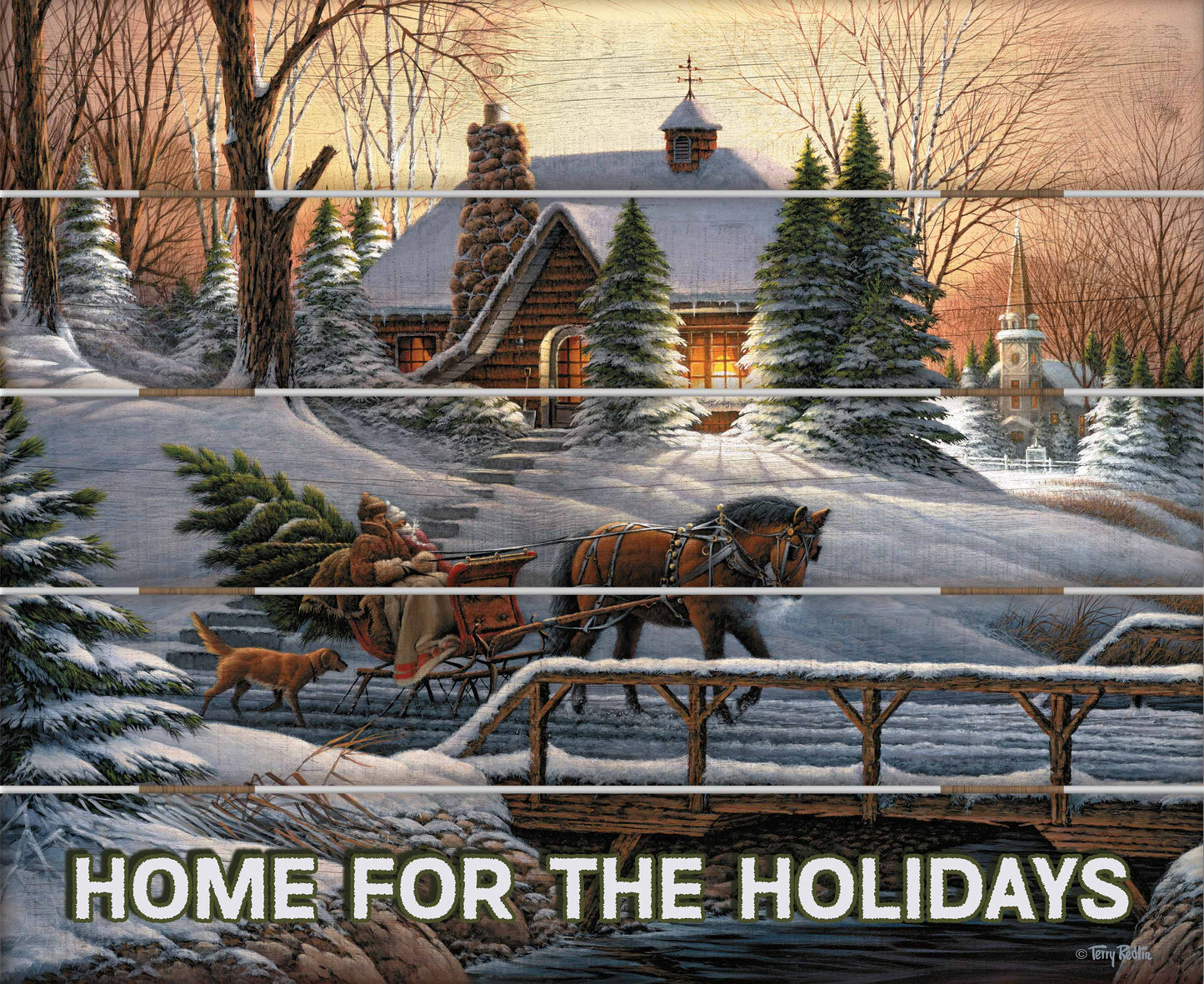 Heading Home - 18" x 22" Pallet Wall Art