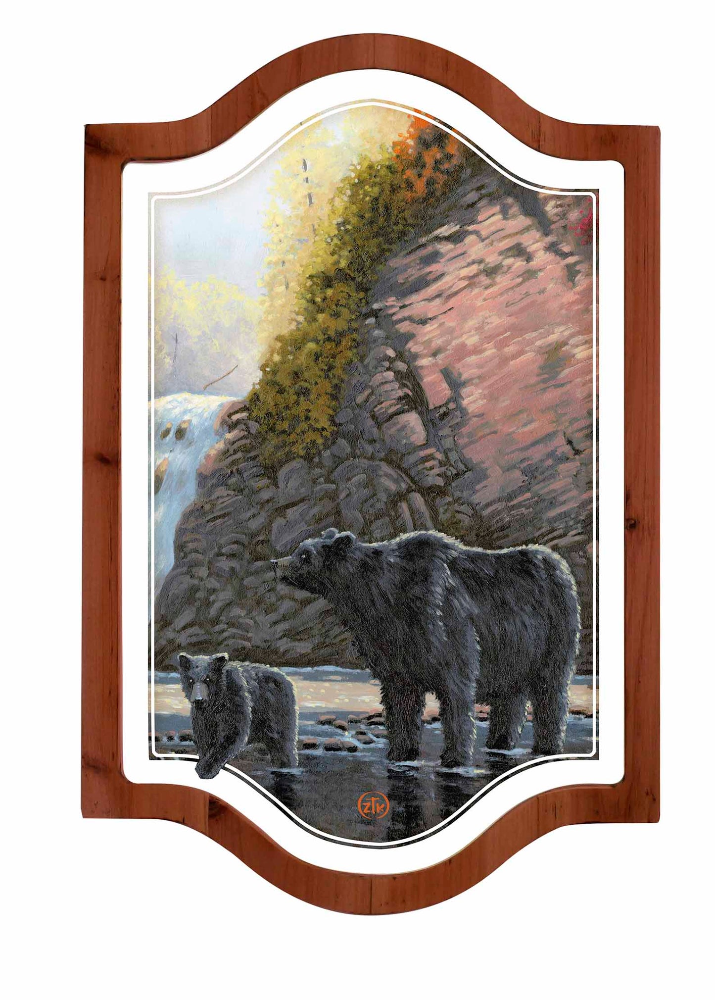 Mountain Mama - 18" x 12" Vintage Framed Tin Sign