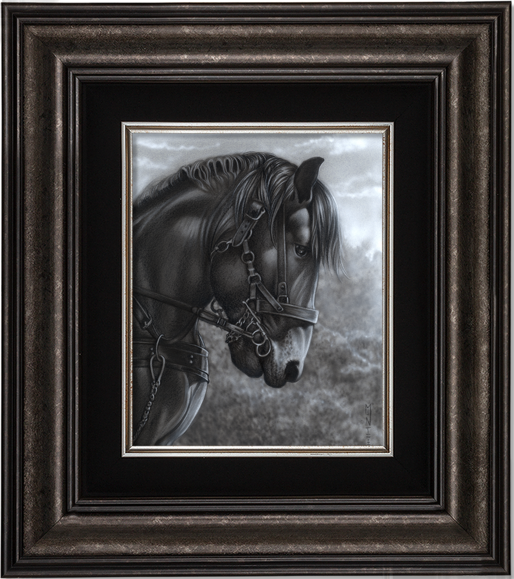 *Original* Stout Heart by Monte Moore 14" x 11"
