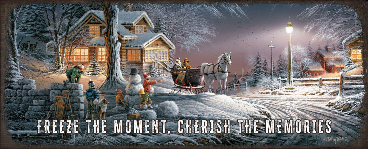 Winter Wonderland - 12" x 30" Wood Sign