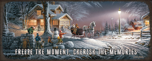 Winter Wonderland - 12" x 30" Wood Sign