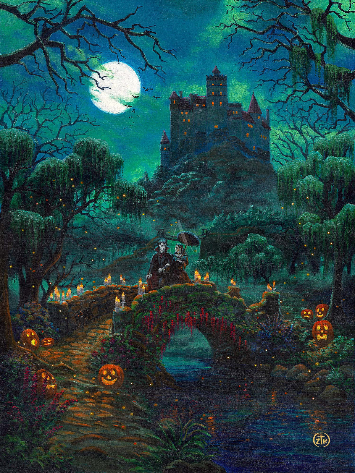 A Midnight Stroll - Limited Editon Canvas