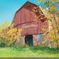 Big Red—Barn - 13" x 18" Personalized Wrapped Canvas