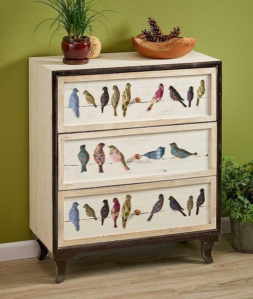 Cottage Birds - Storage Chest