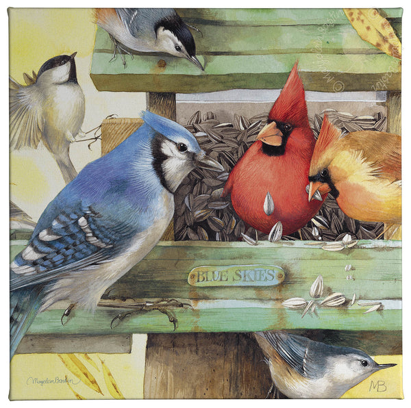 Blue Skies - 14" x 14" Gallery Wrapped Canvas