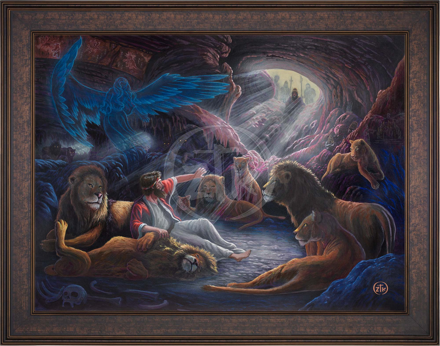 Daniel in the Lion's Den - Limited Edition Canvas