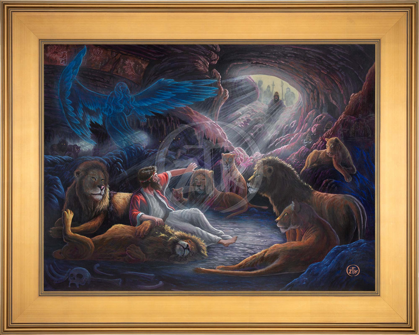 Daniel in the Lion's Den - Limited Edition Canvas