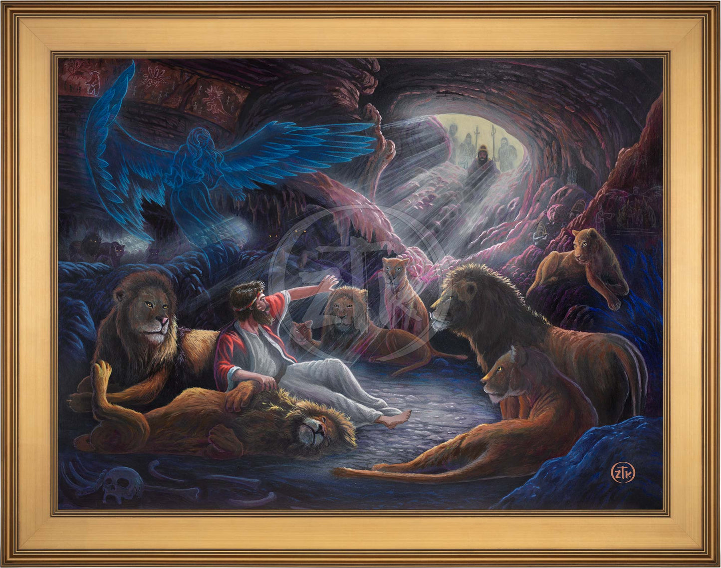 Daniel in the Lion's Den - Limited Edition Canvas