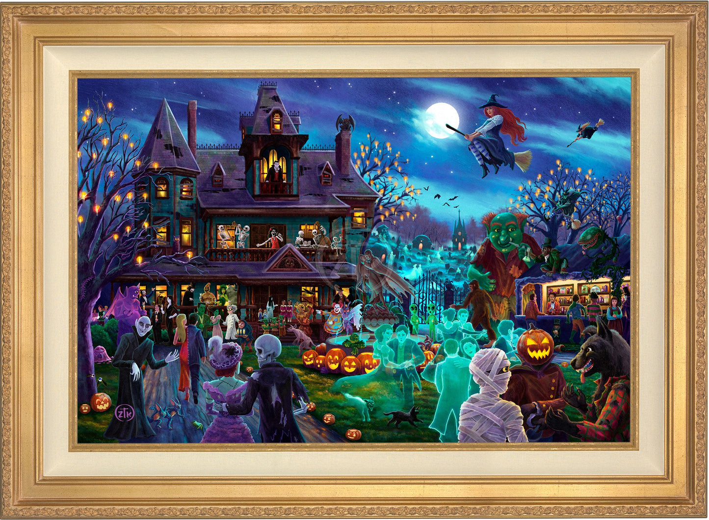 A Ghoulish Gathering - Limited Edition Canvas
