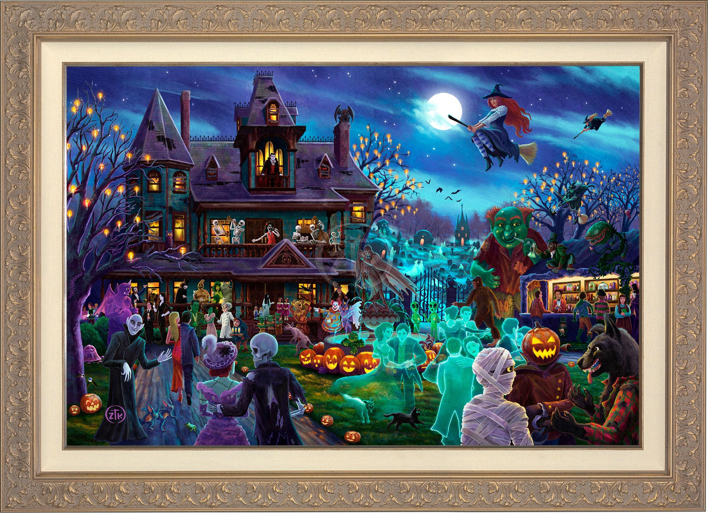 A Ghoulish Gathering - Limited Edition Canvas