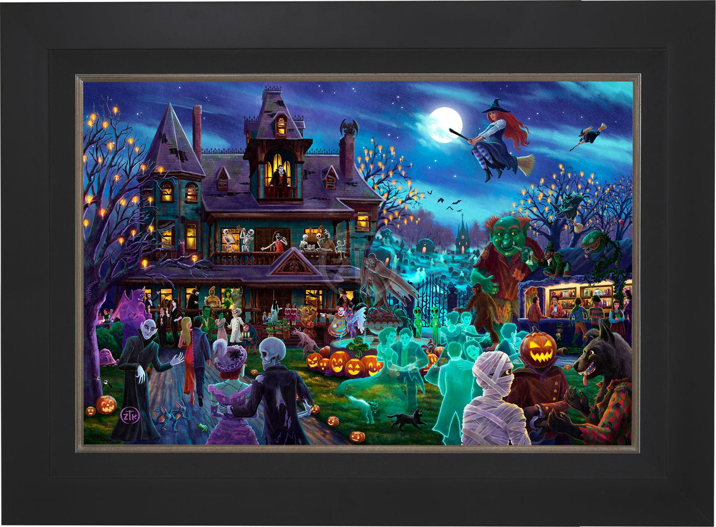 A Ghoulish Gathering - Limited Edition Canvas