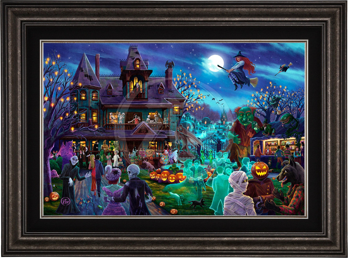 A Ghoulish Gathering - Limited Edition Canvas