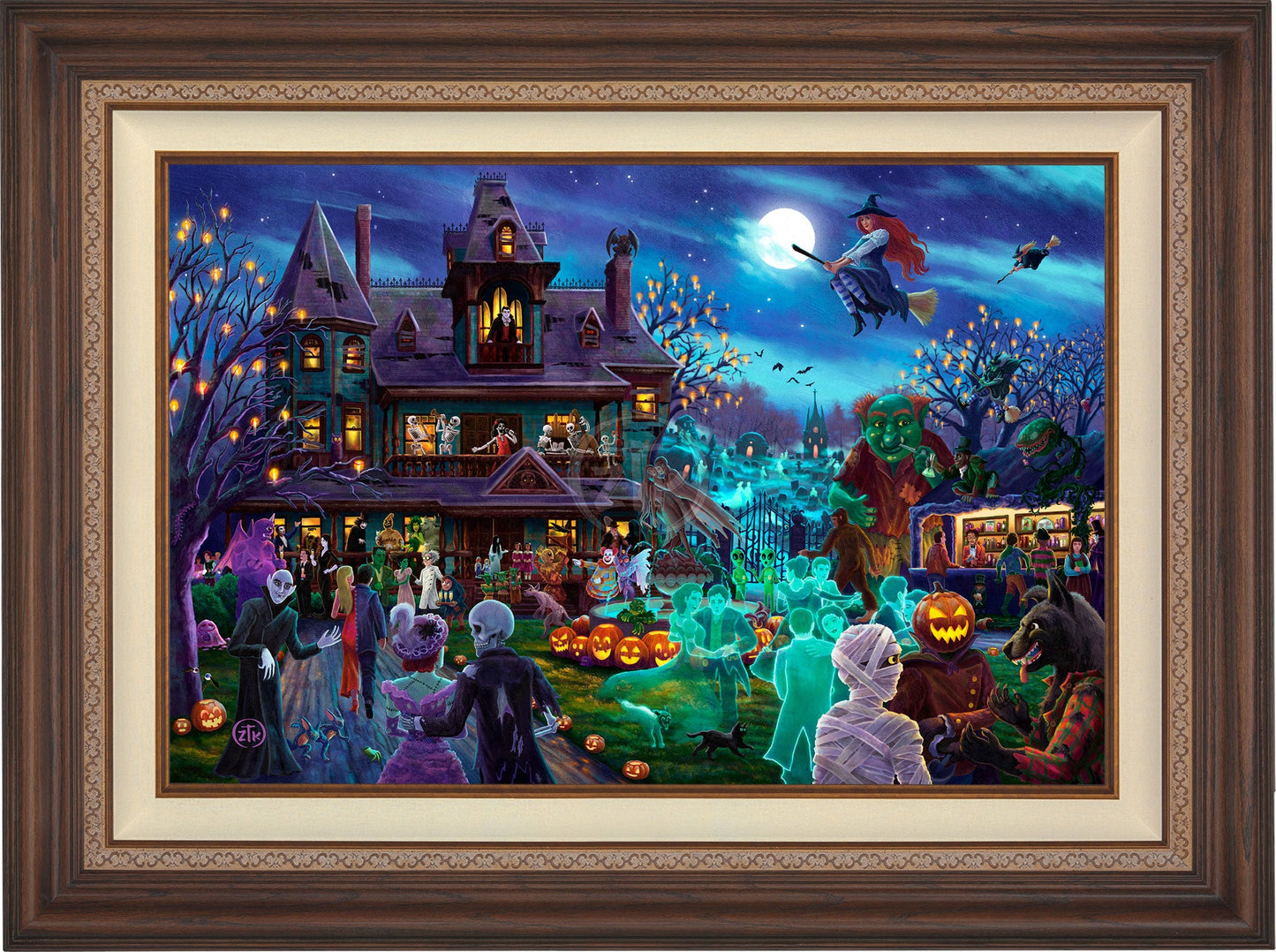 A Ghoulish Gathering - Limited Edition Canvas