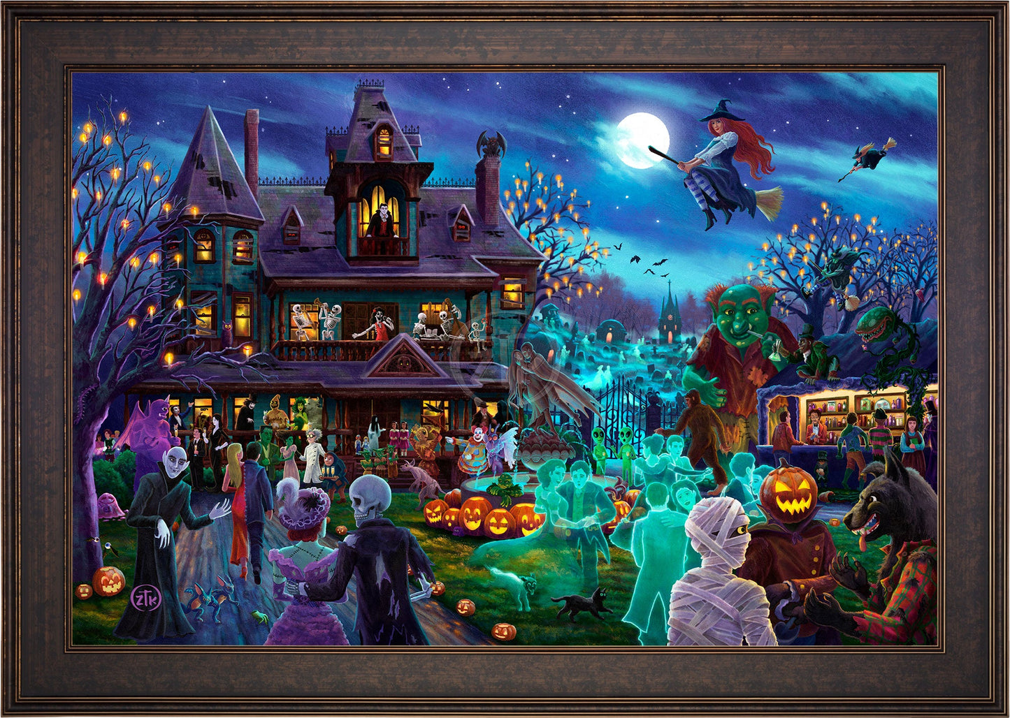 A Ghoulish Gathering - Limited Edition Canvas