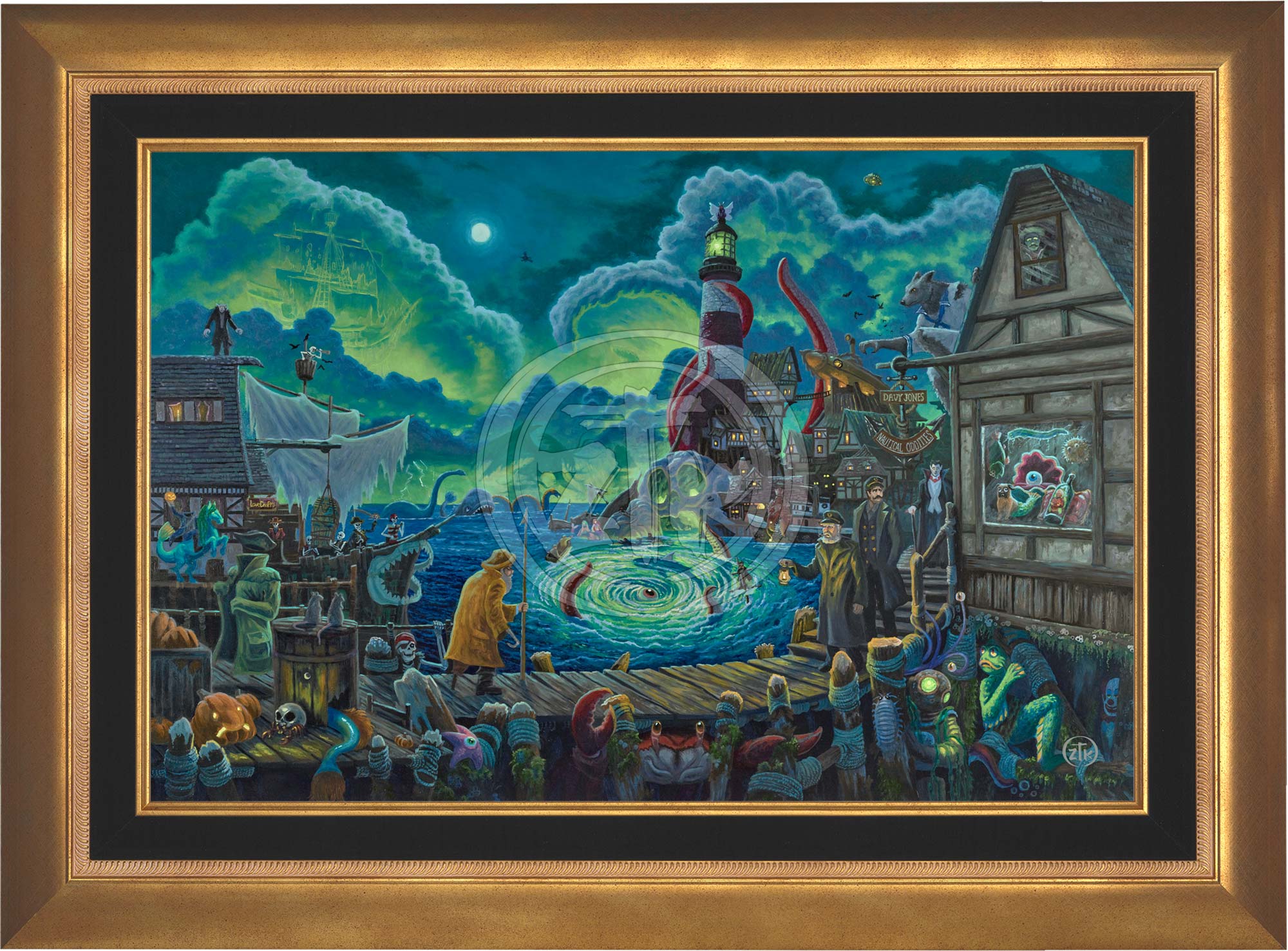 Halloween at Horror Harbor - Limited Edition Canvas Limited