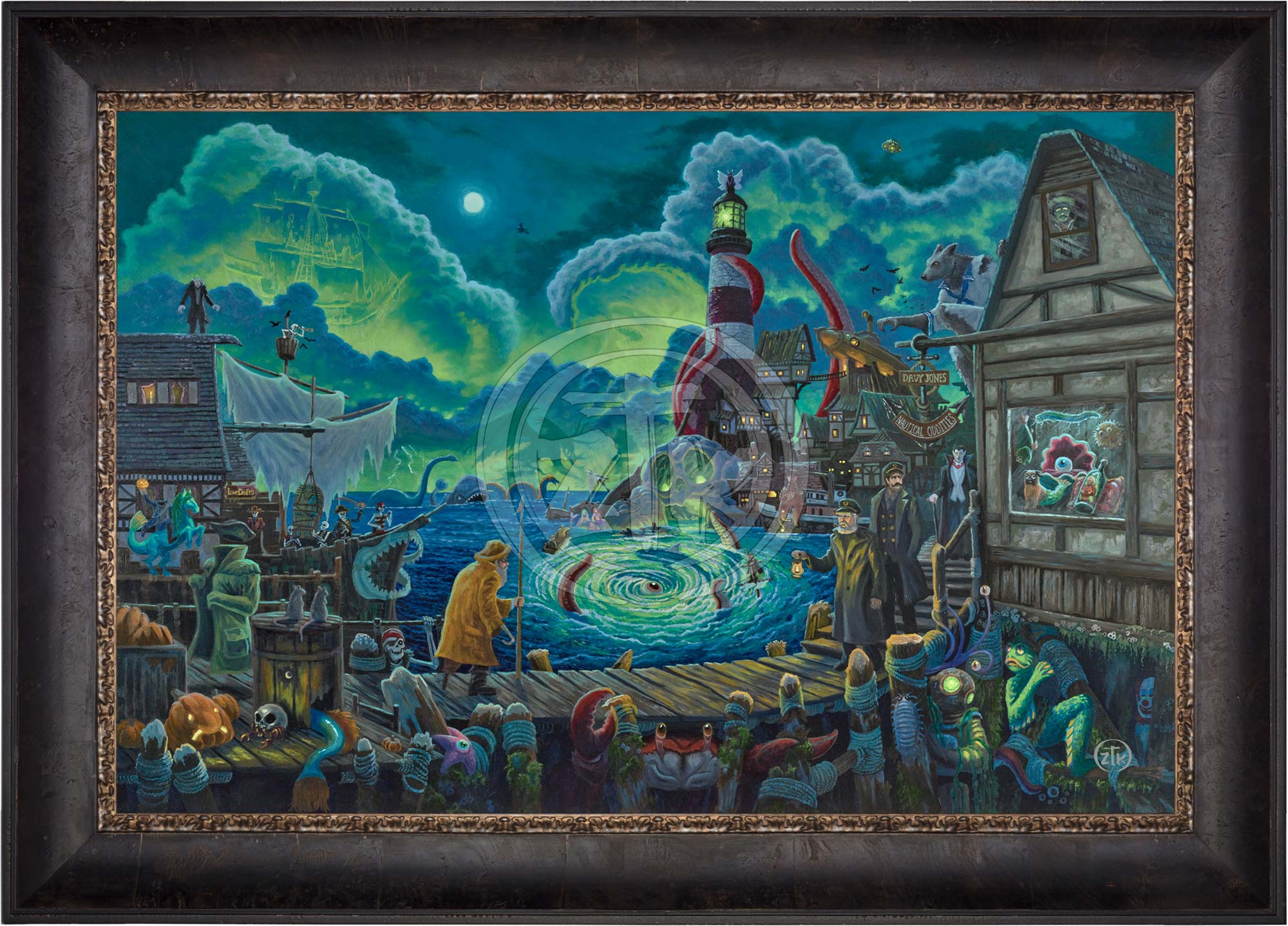 Halloween at Horror Harbor - Limited Edition Canvas Limited