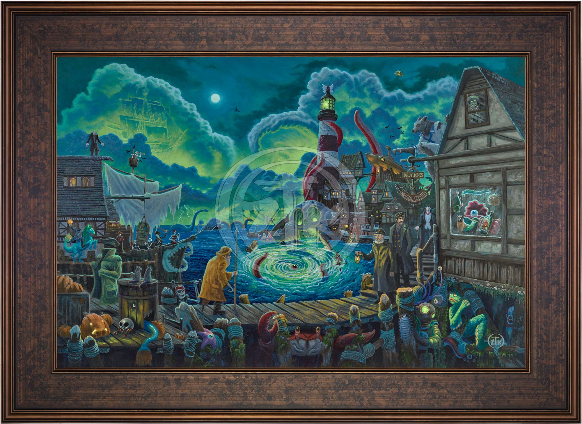 Halloween at Horror Harbor - Limited Edition Canvas Limited