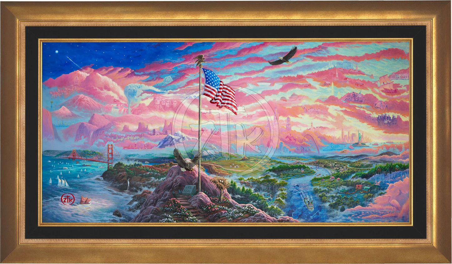 From Sea to Shining Sea - Limited Edition Canvas