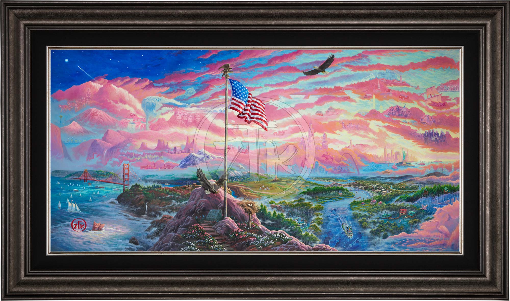 From Sea to Shining Sea - Limited Edition Canvas Limited Edition
