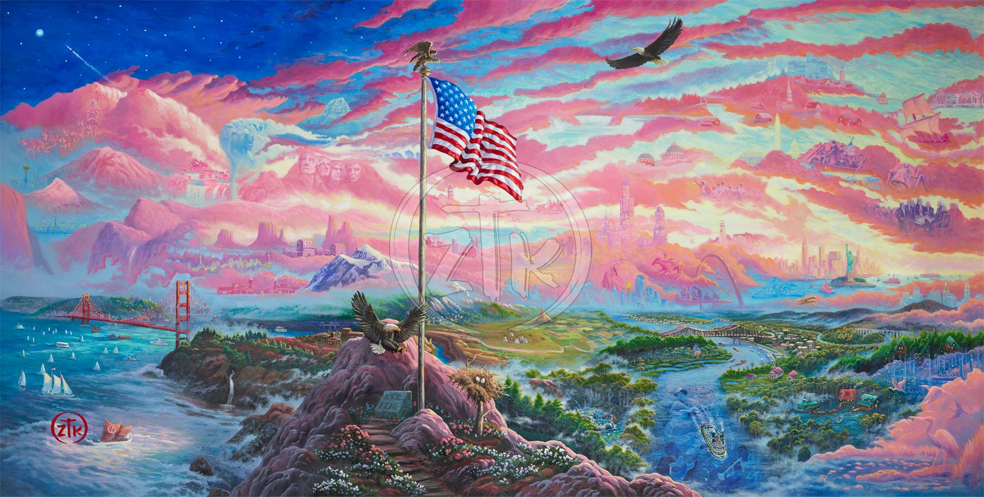 アート・デザイン・音楽 FROM SEA TO SHINING SEA canvas_shisea_unframed.jpg?v=