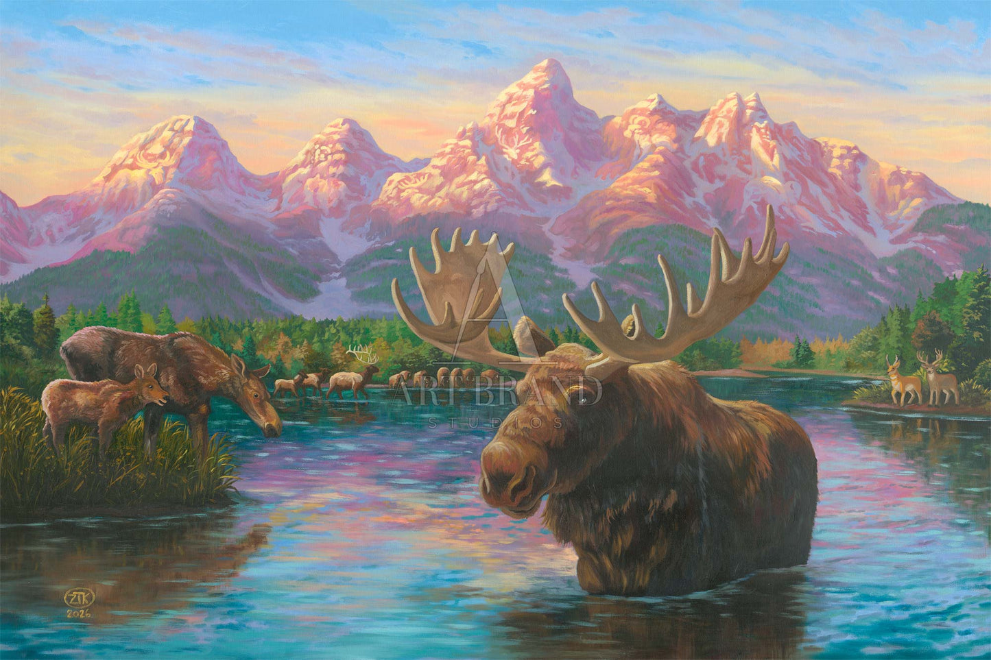 Spirit of the Grand Tetons - Limited Edition Canvas