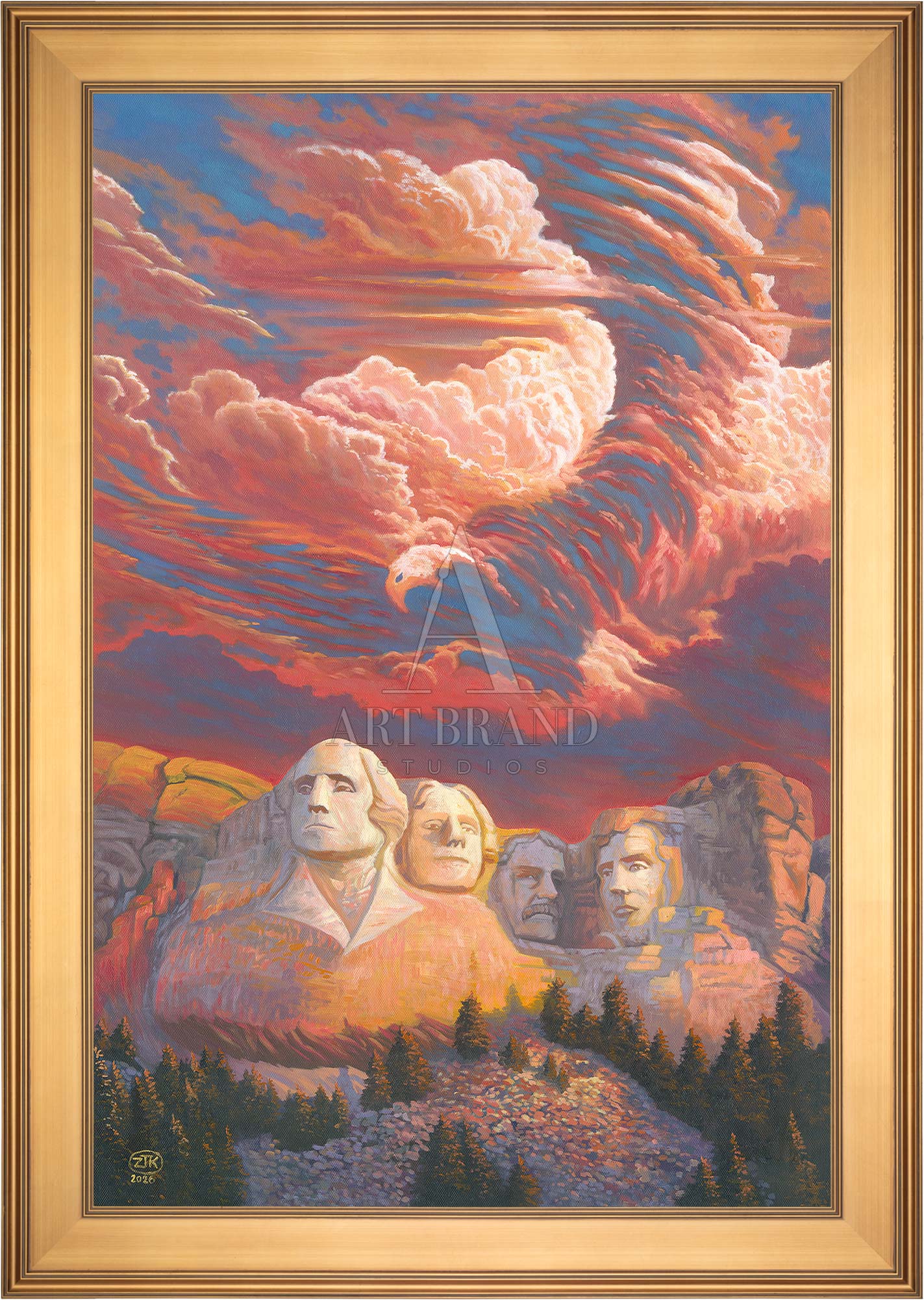 Spirit of Mt. Rushmore - Limited Edition Canvas