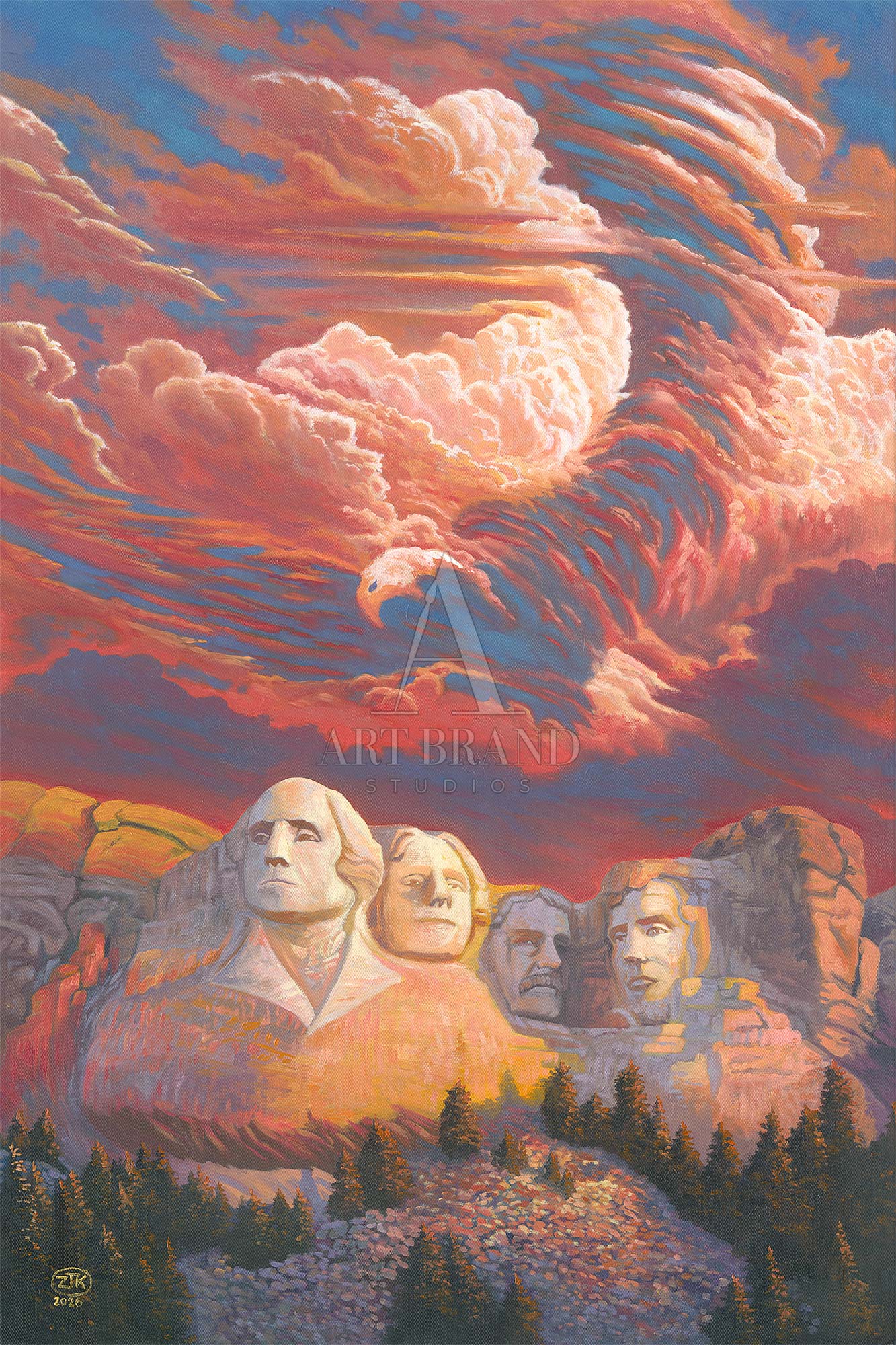 Spirit of Mt. Rushmore - Limited Edition Canvas