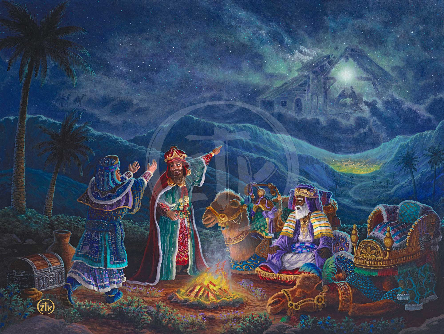 The Three Wisemen - Limited Edition Canvas