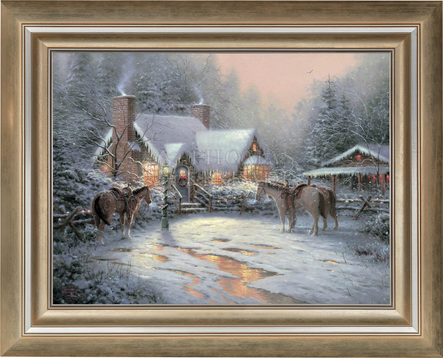A Christmas Welcome - Limited Edition Canvas Limited Edition