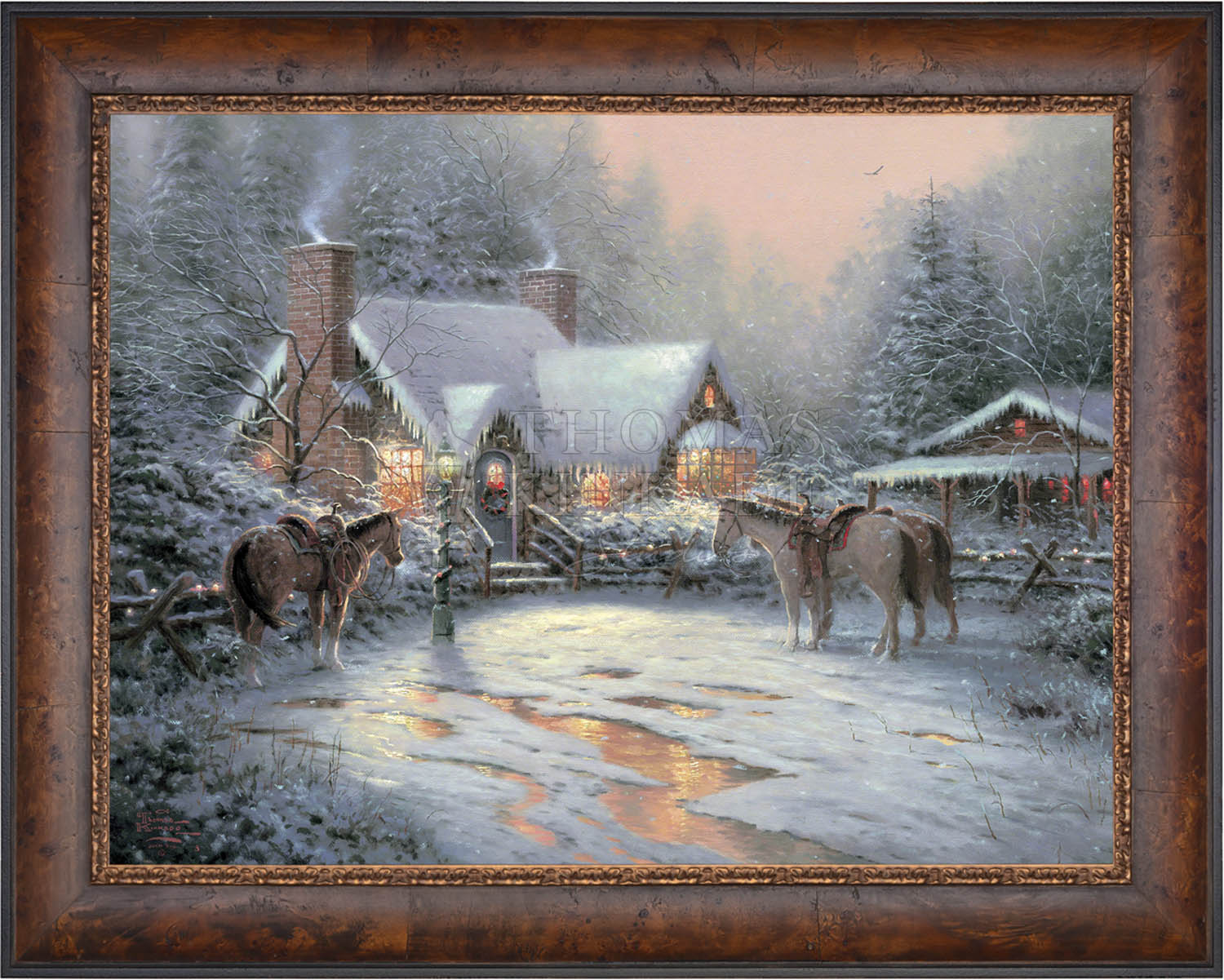 A Christmas Welcome - Limited Edition Canvas Limited Edition